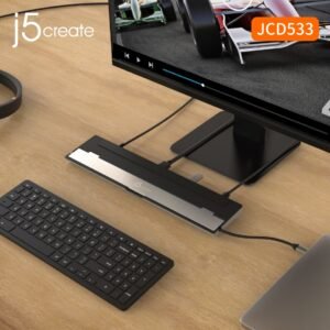 j5create 9 合 1 USB-C 多功能筆電擴充座 (UH-JCD533) [台灣製造]