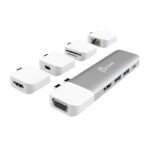 j5create 11合1 磁吸式模組化設計 USB-C 轉接器 (UH-JCD389) [台灣製造] [1 年保養]