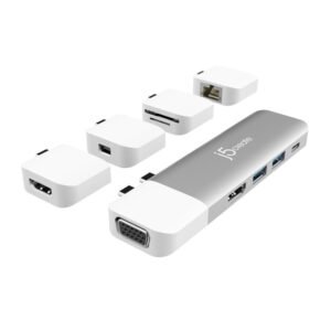 j5create 11合1 磁吸式模組化設計 USB-C 轉接器 (UH-JCD389) [台灣製造] [1 年保養]