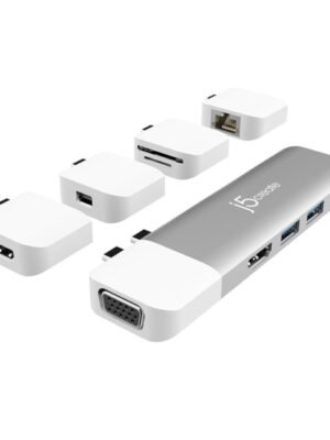 j5create 11合1 磁吸式模組化設計 USB-C 轉接器 (UH-JCD389) [台灣製造] [1 年保養]