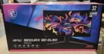 [開箱品] MSI MPG321CURX QD-OLED 32" 4K 240Hz 曲面量子點電競顯示器 (MO-MP32CQO/CE-ACPC/LB-MON) SN:D6T074A00352 #3 個月保用 #開箱品請保留單據及購買電郵