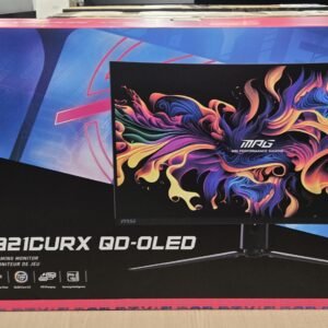[開箱品] MSI MPG321CURX QD-OLED 32" 4K 240Hz 曲面量子點電競顯示器 (MO-MP32CQO/CE-ACPC/LB-MON) SN:D6T074A00352 #3 個月保用 #開箱品請保留單據及購買電郵