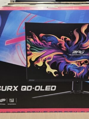 [開箱品] MSI MPG321CURX QD-OLED 32" 4K 240Hz 曲面量子點電競顯示器 (MO-MP32CQO/CE-ACPC/LB-MON) SN:D6T074A00352 #3 個月保用 #開箱品請保留單據及購買電郵