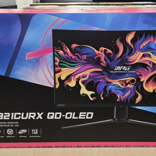 [開箱品] MSI MPG321CURX QD-OLED 32" 4K 240Hz 曲面量子點電競顯示器 (MO-MP32CQO/CE-ACPC/LB-MON) SN:D6T074A00352 #3 個月保用 #開箱品請保留單據及購買電郵