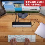 j5create 13 合 1 功能、三顯示輸出 USB-C 擴充座 (UH-JCD543) [台灣製造]