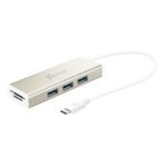 j5create USB-C 3-Port Hub 及 SD & Micro SD 讀卡器 (UH-JCH347) [台灣製造]