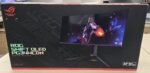 [開箱品] ROG Swift OLED PG34WCDN 電競螢幕  34”丨WQHD 3440x1440丨QD-OLED 面板丨 1800R 曲率丨360Hz丨0.03ns丨搭載 BlackShield™ 薄膜丨VESA DisplayHDR™ 500 True Black 規範丨ASUS OLED Care Pro 丨Neo 近接感測器 (MO-AG34WCE/LB-MON) SN:W1LMAS018397 #3年保養  #開箱品請保留單據及購買電郵