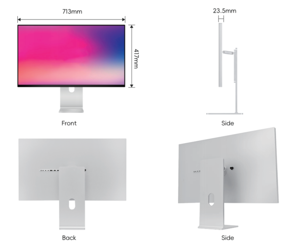 [全新, 包裝破損] Kuycon G32X 6K 專業顯示器連可調節式支架 (MO-KG32XS + LB-MON) SN: GKEBKC567 202609  #3年保養