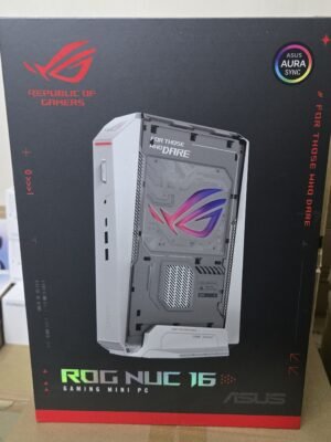 [開箱品] ASUS ROG NUC 16 電競迷你電腦 Ultra9 290HX丨RTX 5080 16G丨DDR5 32GB丨1TB PCIe M.2 SSD丨 白色丨Windows 11 Home  (CS-AN16R9B/LB-PCNB) SN:SAC001730AG5 #3年保用 #開箱品請保留單據及購買電郵
