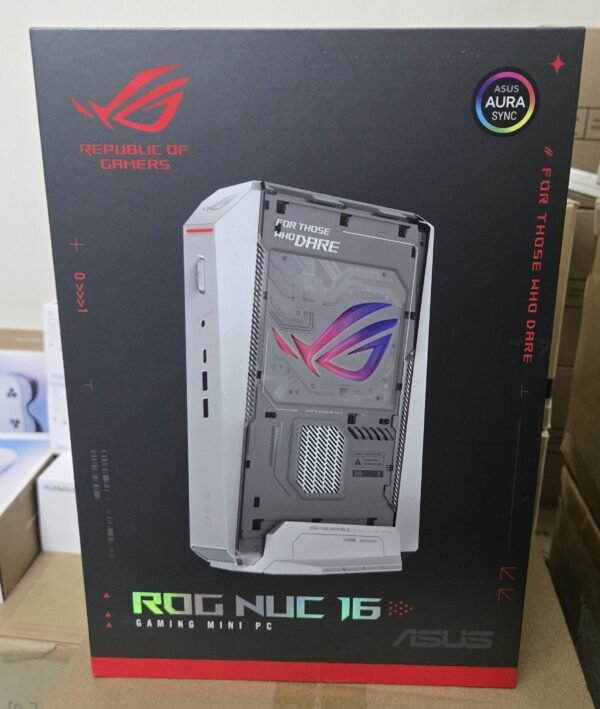 [開箱品] ASUS ROG NUC 16 電競迷你電腦 Ultra9 290HX丨RTX 5080 16G丨DDR5 32GB丨1TB PCIe M.2 SSD丨 白色丨Windows 11 Home  (CS-AN16R9B/LB-PCNB) SN:SAC001730AG5 #3年保用 #開箱品請保留單據及購買電郵