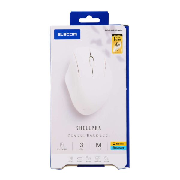 ELECOM SHELLPHA 無線3鍵靜音滑鼠 (S號/M號) (白色/粉色) (ME-ESH11BW/M-SH11MBSKWH) (ME-ESH11BP/M-SH11MBSKPN) (ME-ESH10BW/M-SH10MBSKWH) (ME-ESH10BP/M-SH10MBSKPN) #1年保固
