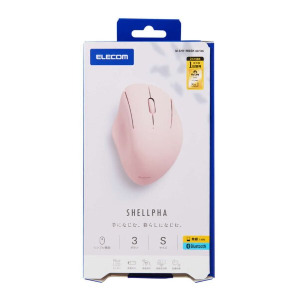 ELECOM SHELLPHA 無線3鍵靜音滑鼠 (S號/M號) (白色/粉色) (ME-ESH11BW/M-SH11MBSKWH) (ME-ESH11BP/M-SH11MBSKPN) (ME-ESH10BW/M-SH10MBSKWH) (ME-ESH10BP/M-SH10MBSKPN) #1年保固