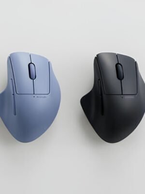 ELECOM SHELLPHA 無線5鍵靜音滑鼠 (M號) (黑色/海軍藍) (ME-ESH30BB/M-SH30MBSKBK) (ME-ESH30BN/M-SH30MBSKNV) #1年保固