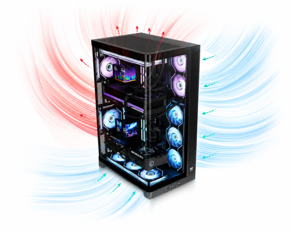 THERMALTAKE CAPO X/ CAPO X SNOW 雙系統機箱 (CA-TCAPO/CA-TCAPOW)