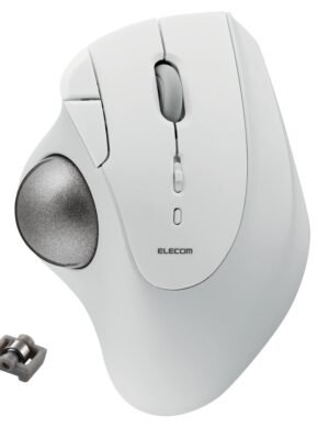 ELECOM IST 藍牙軌跡球滑鼠 (白色) (ME-EIT11BW/M-IT11BRWH) #2年保固