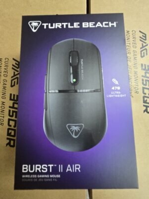 [開箱品] Turtle Beach® Burst II Air - 對稱式無線光學電競滑鼠 - 黑色 (ME-RB2ABK)  SN:C21010MO1201041 #1年保養 #開箱品請保留單據及購買電郵