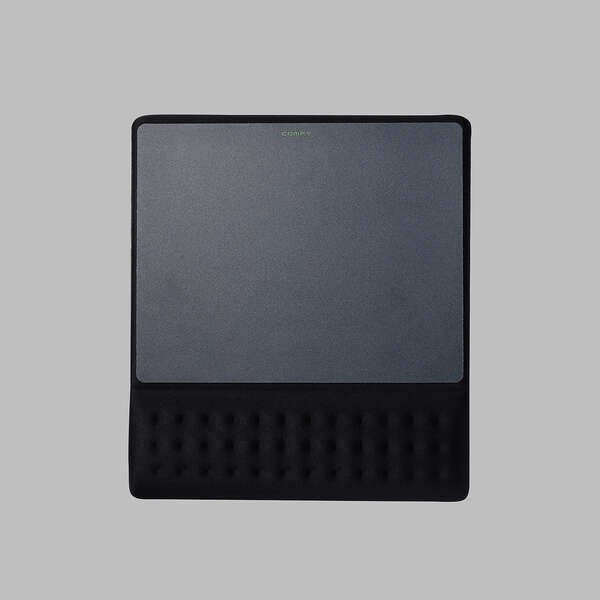 ELECOM COMFY 一體式護腕寬版滑鼠墊 (黑色/灰色) (GP-EC96WB/MP-CF096WBK) (GP-EC96WG/MP-CF096WGY)